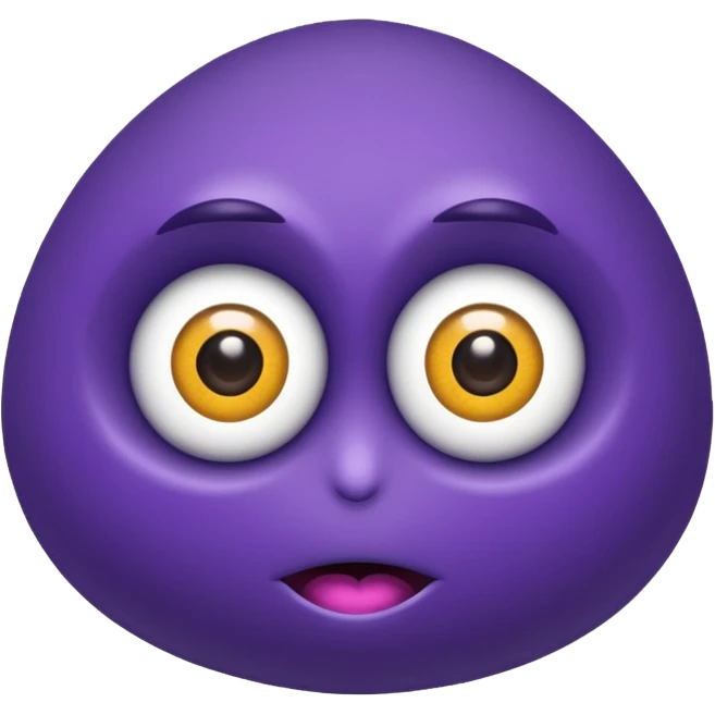Une figue avec des yeux googly  emoji