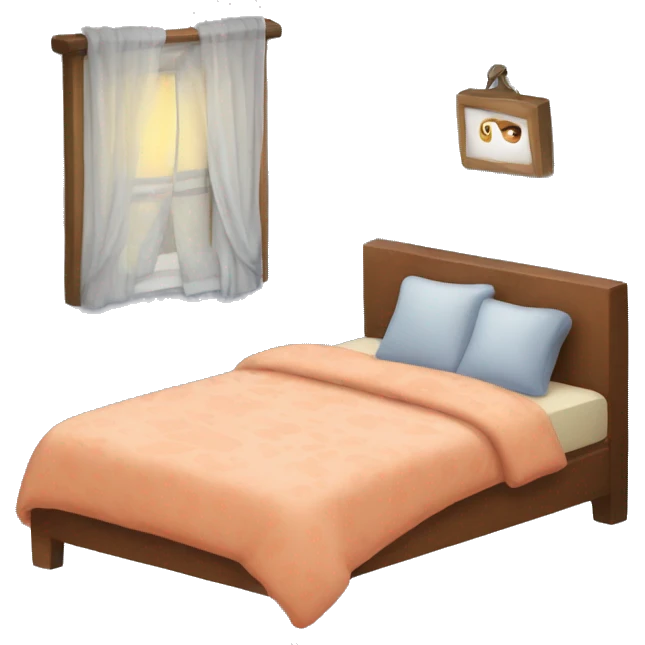 Cozy bed emoji