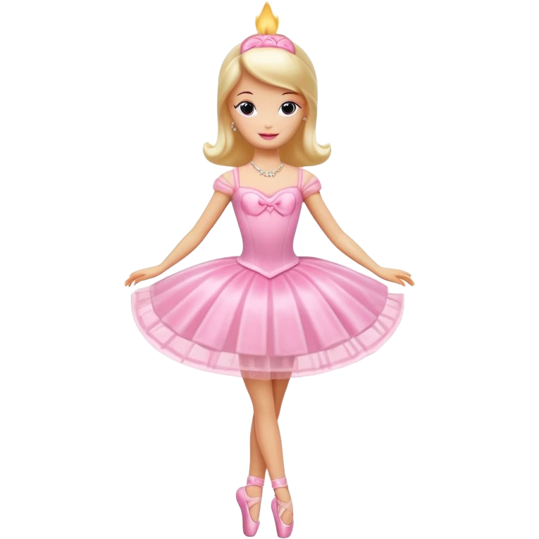 ballerina barbie candle emoji