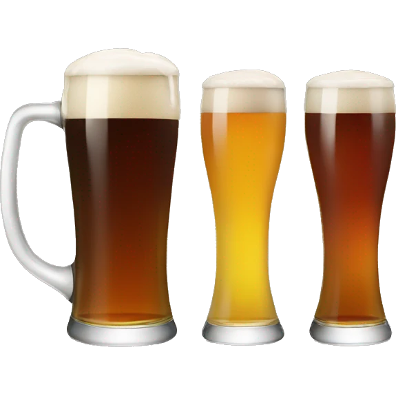 Three beers emoji