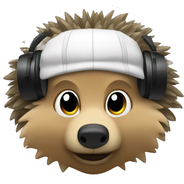 jamaican dj hedgehog emoji