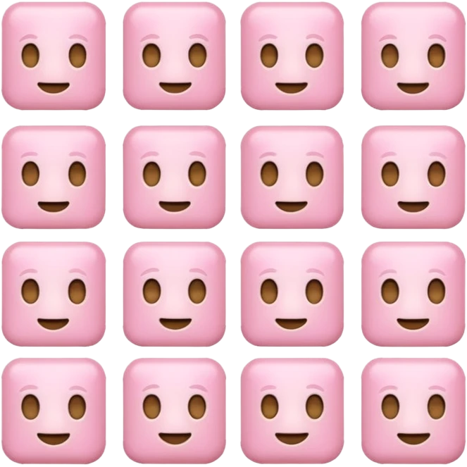 light pink  emoji