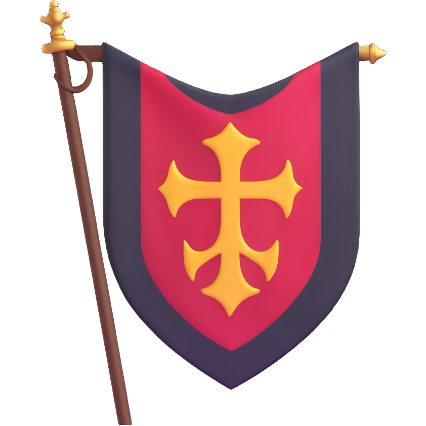 medieval flag banner emoji