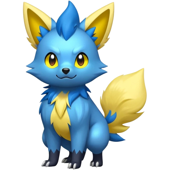 Manectric-Zorua-Yamper-Fakémon-hybrid-creature (full body)  emoji