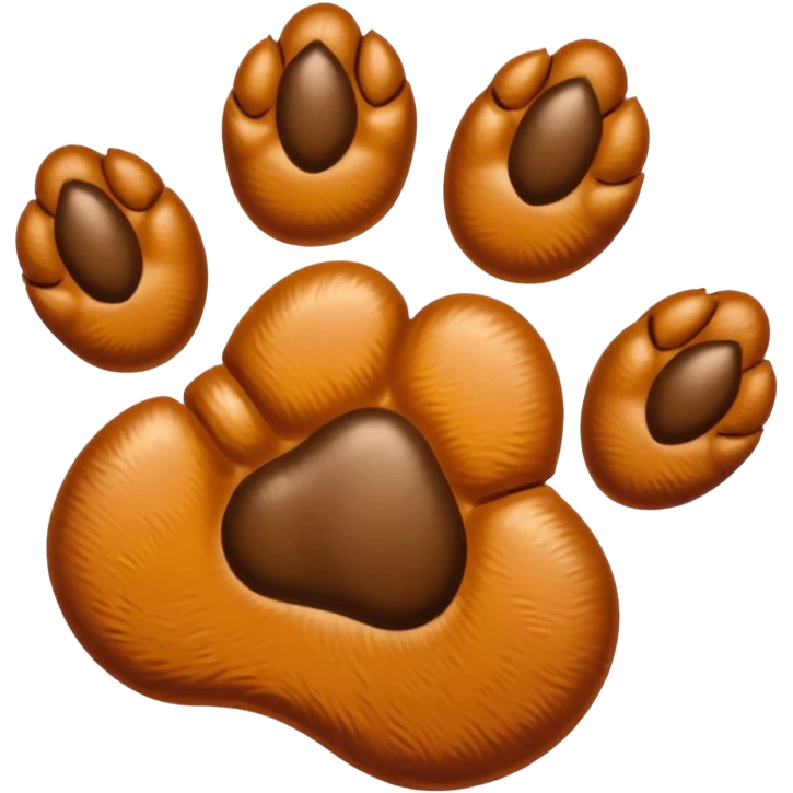 Dogs foot emoji emoji
