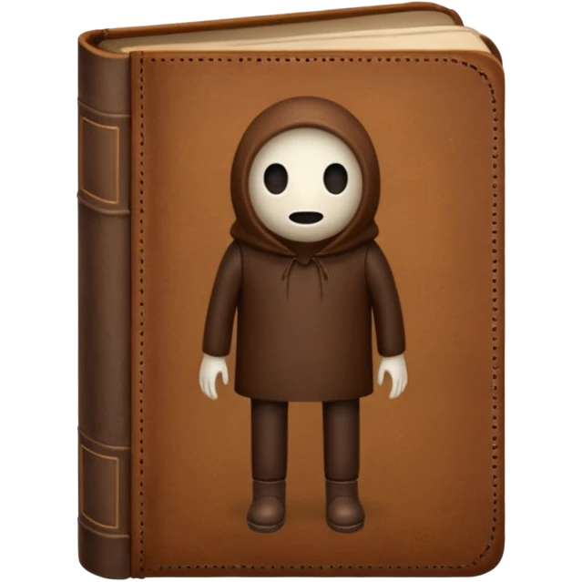 book with small hands and legs no face  emoji