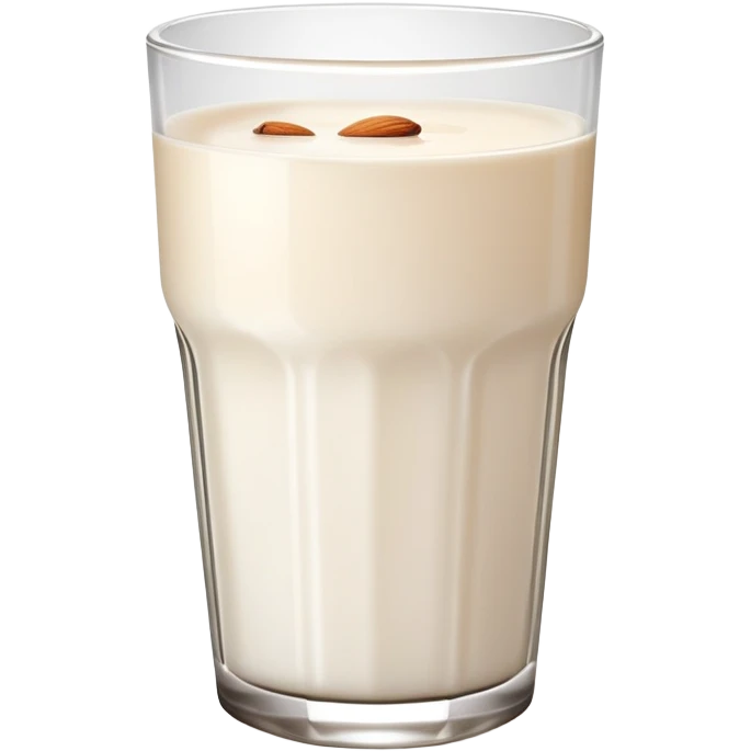 Glass of almond milk emoji