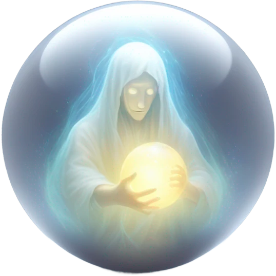 astral projection inside a ball emoji