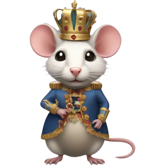 Nutcracker Rat Queen  emoji