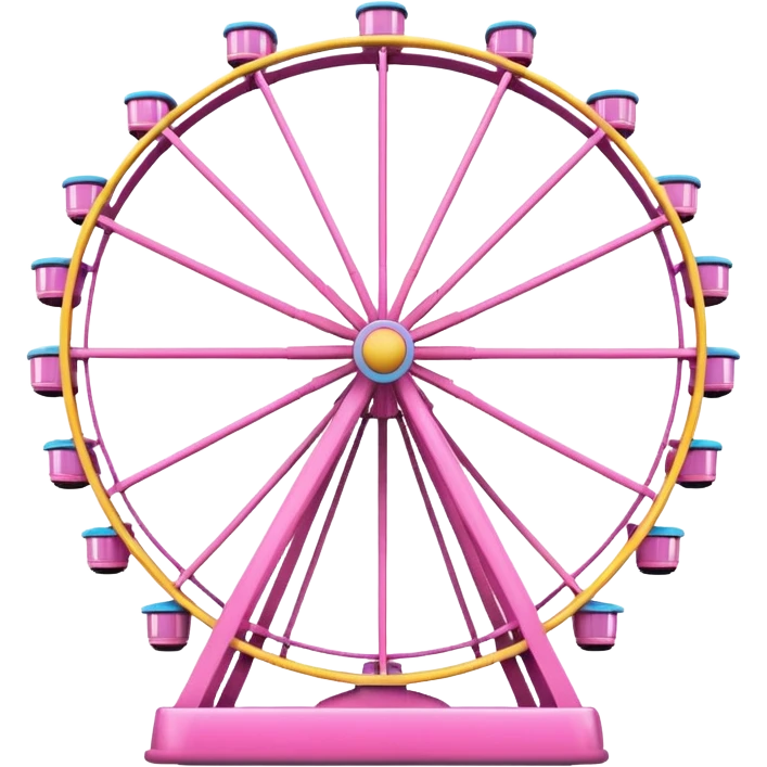 mix pink Ferris wheel emoji
