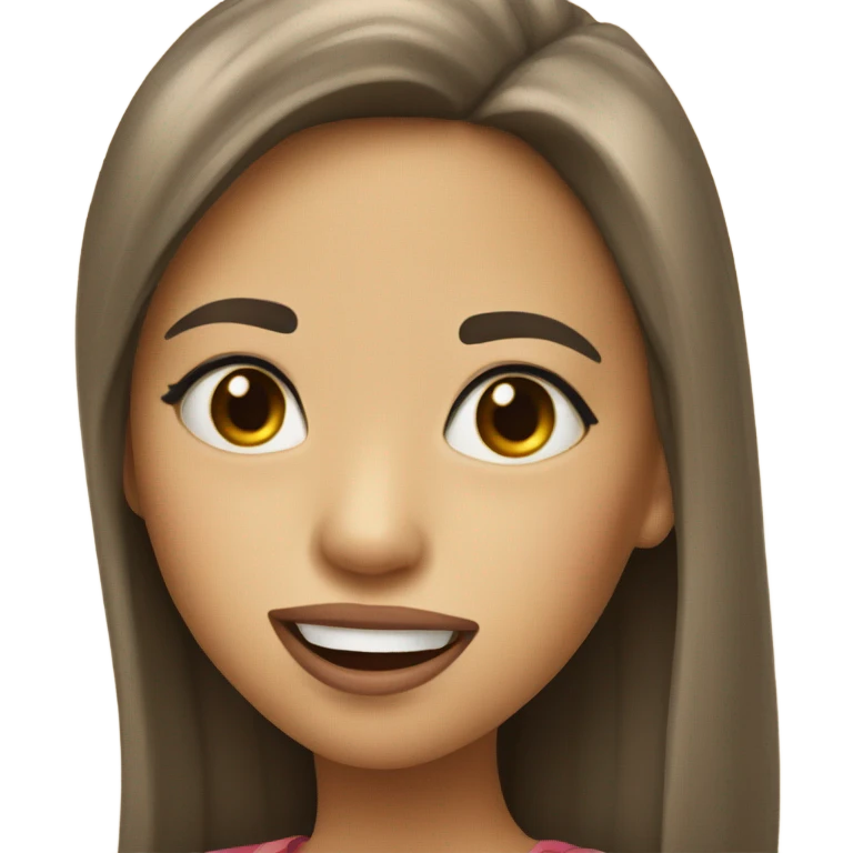 Girl with tongue out emoji