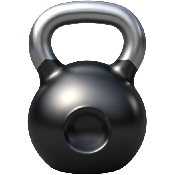 kettlebell with shine effect emoji