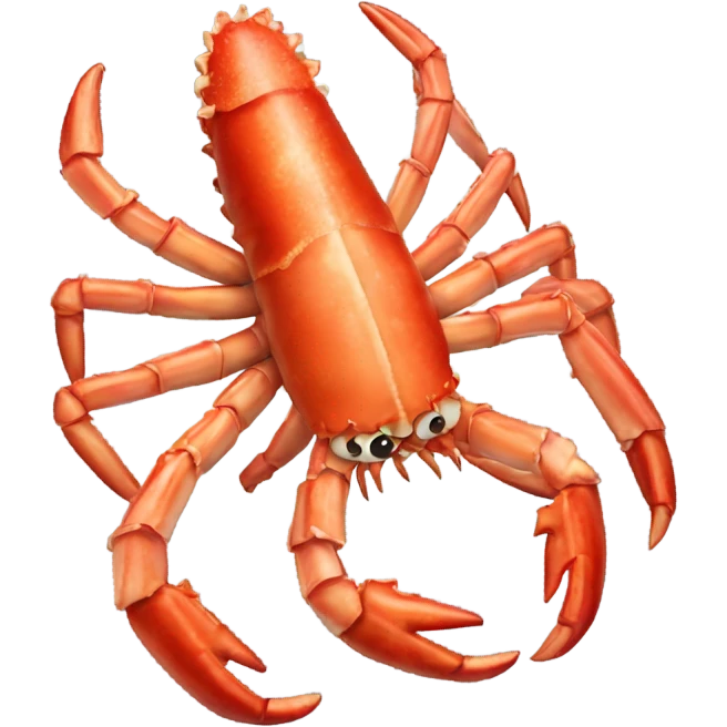 King crab legs Christmas emoji
