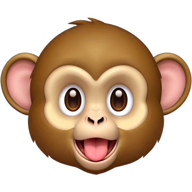 Monkey sticking out tounge emoji
