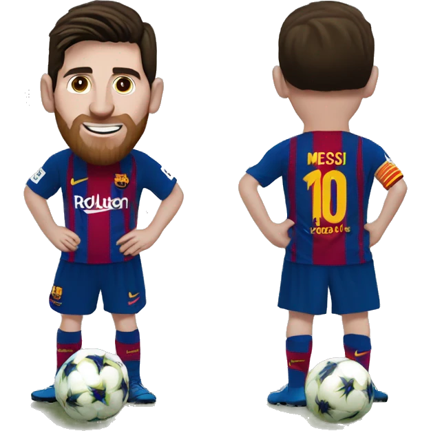 Create an emoji de messi emoji