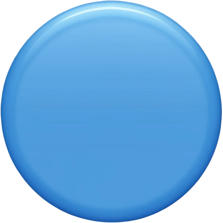 a blue circle emoji emoji