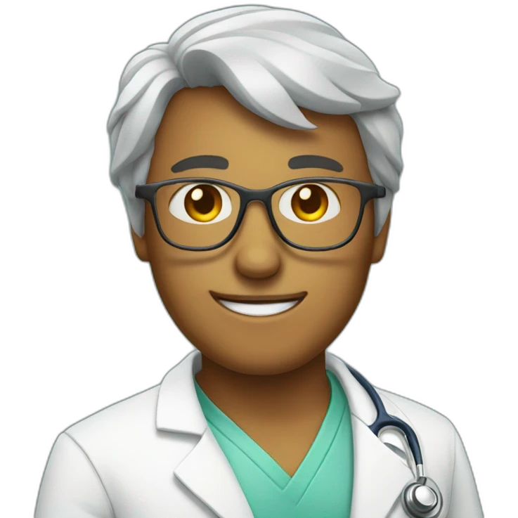 doctor whith glases emoji