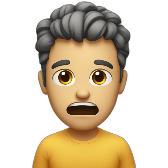 frustrated emoji