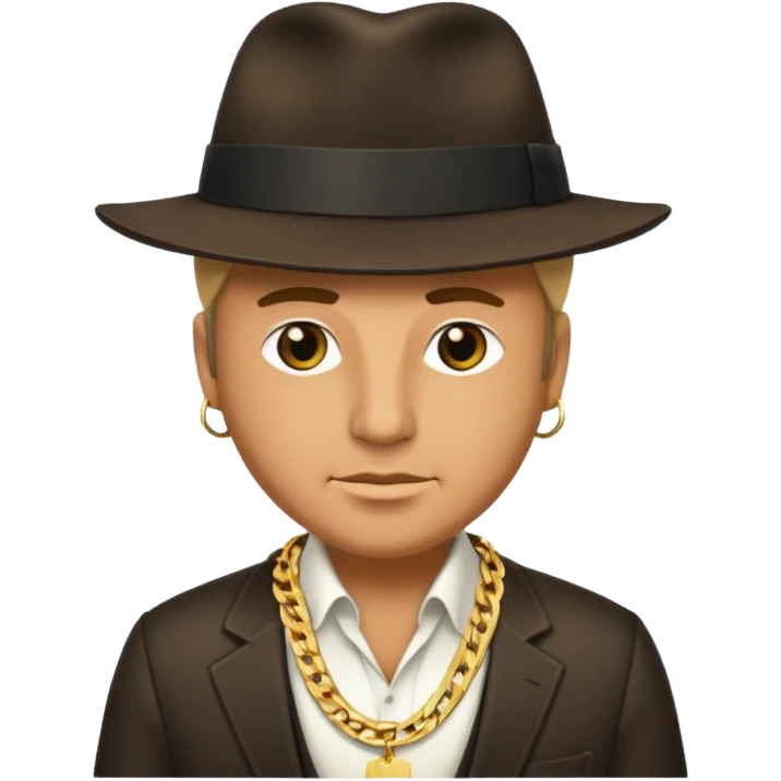 Ola tudo bem que um gangster rico boss emoji