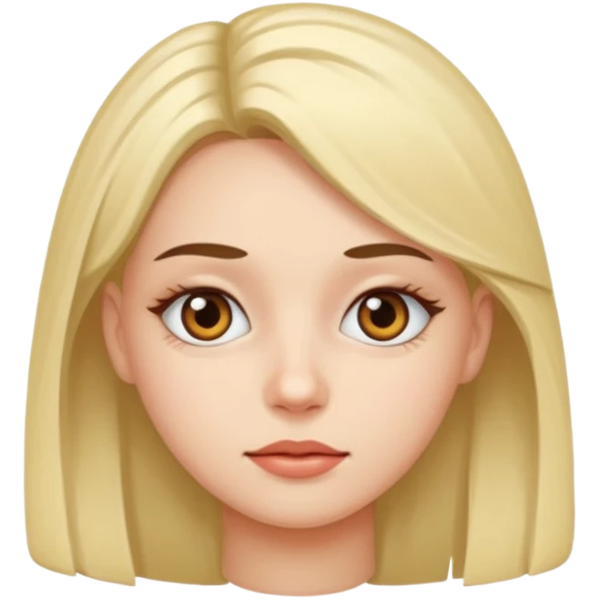 Girl with eyebags emoji