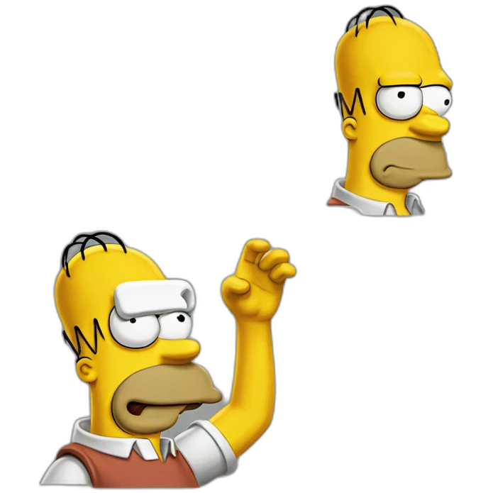 Homer simpson emoji