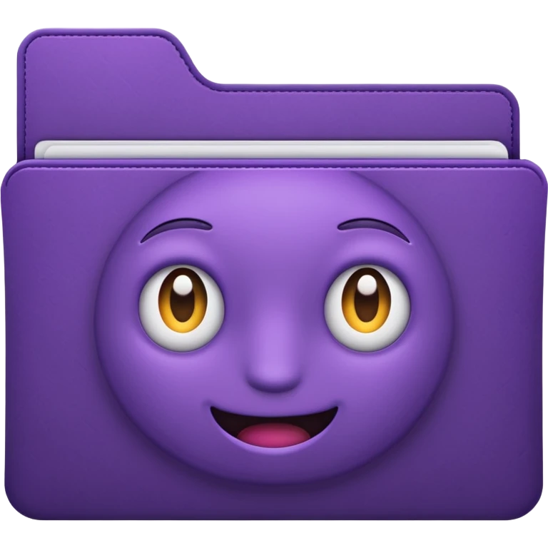 dark purple favorite folder emoji