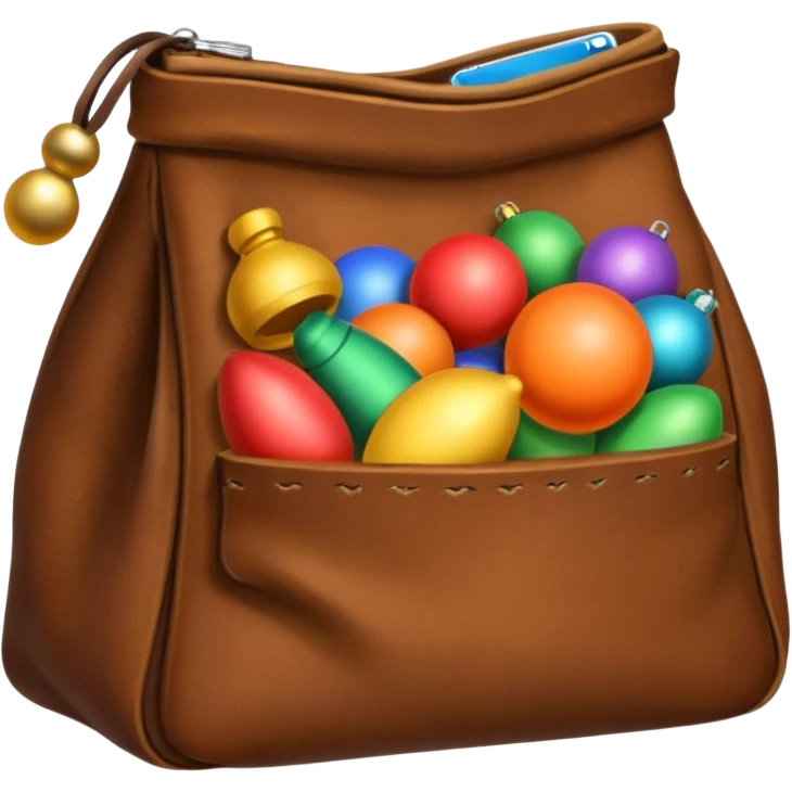 santa pouch emoji