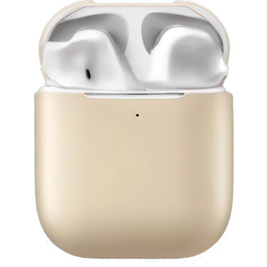 Chanel beige AirPods  emoji