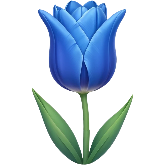 گل لاله آبی emoji