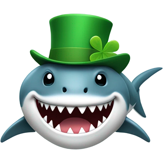 Lucky shark emoji