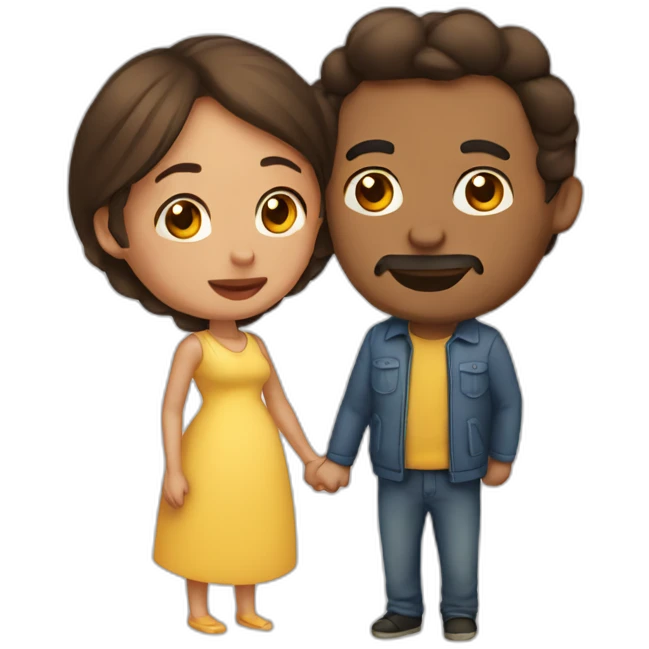 pareja embarazada  emoji