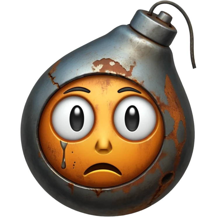 sad bomb emoji