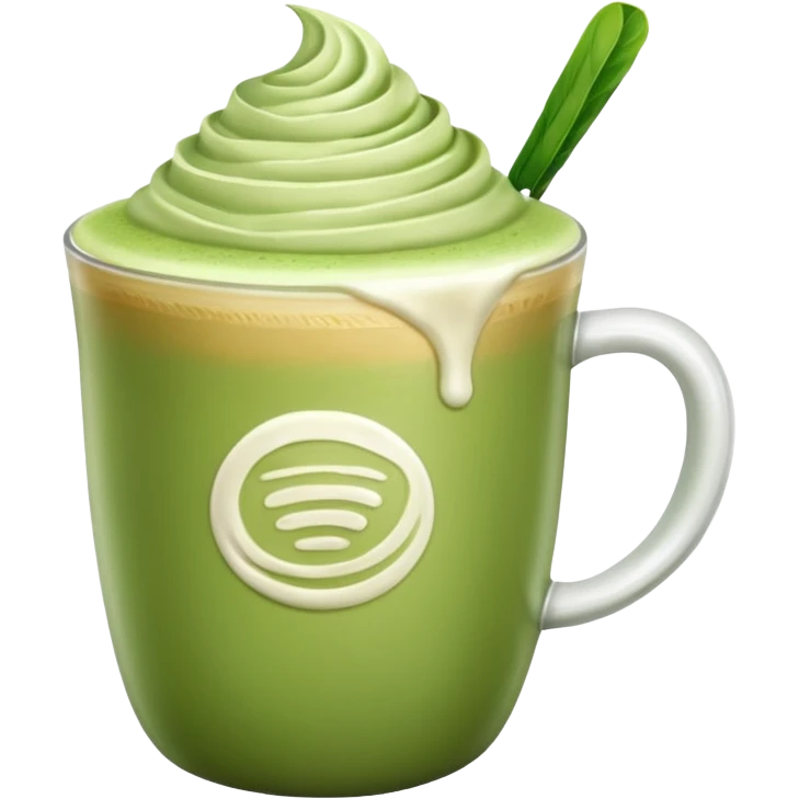 Matcha latte emoji