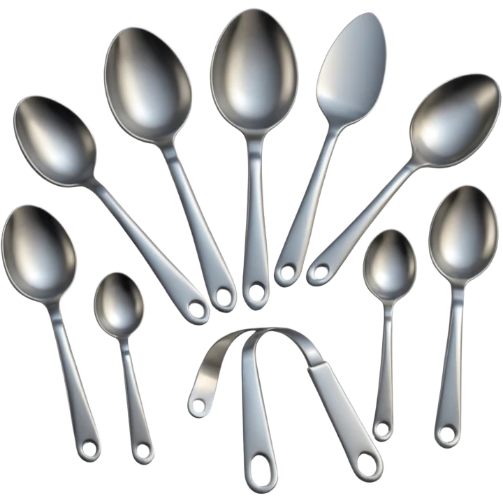 differnt type of spoon emoji