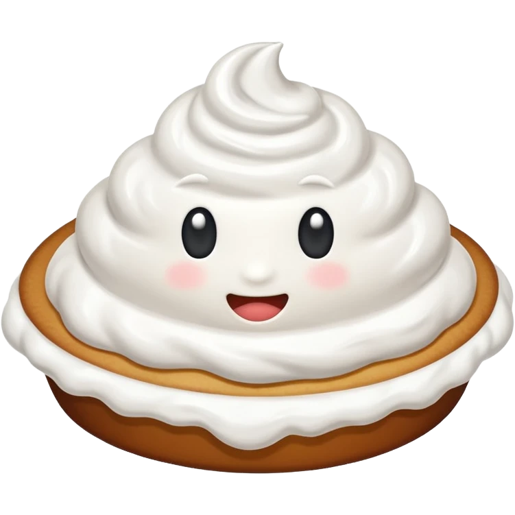 whipped cream dollop emoji