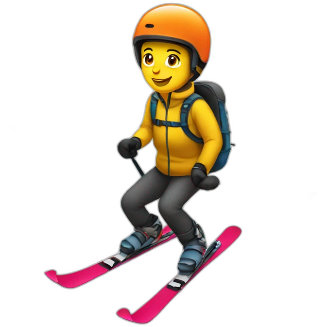 skier emoji