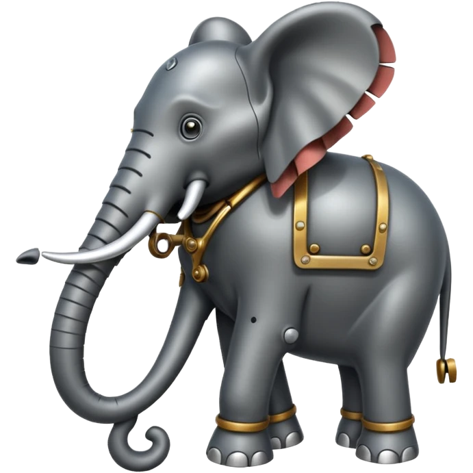 Steam Elephant full body  emoji