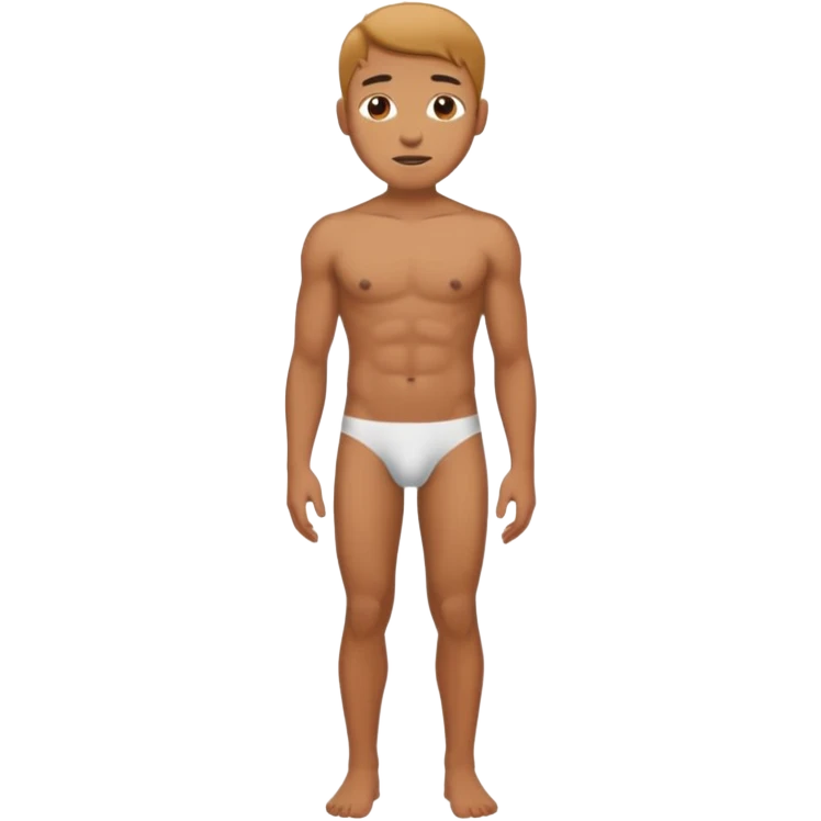  wearing nothing bottom emoji