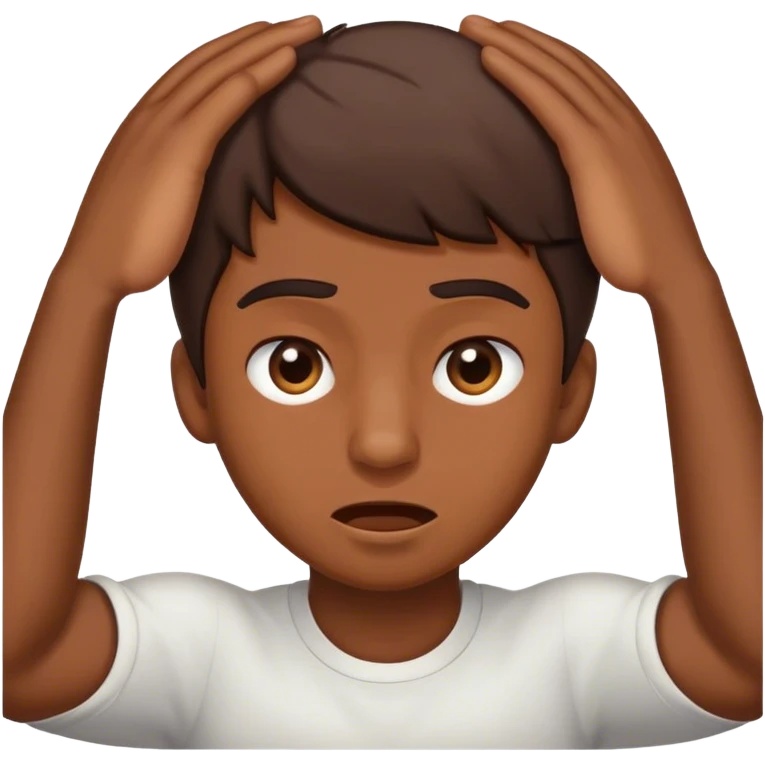 Hand smaking head emoji