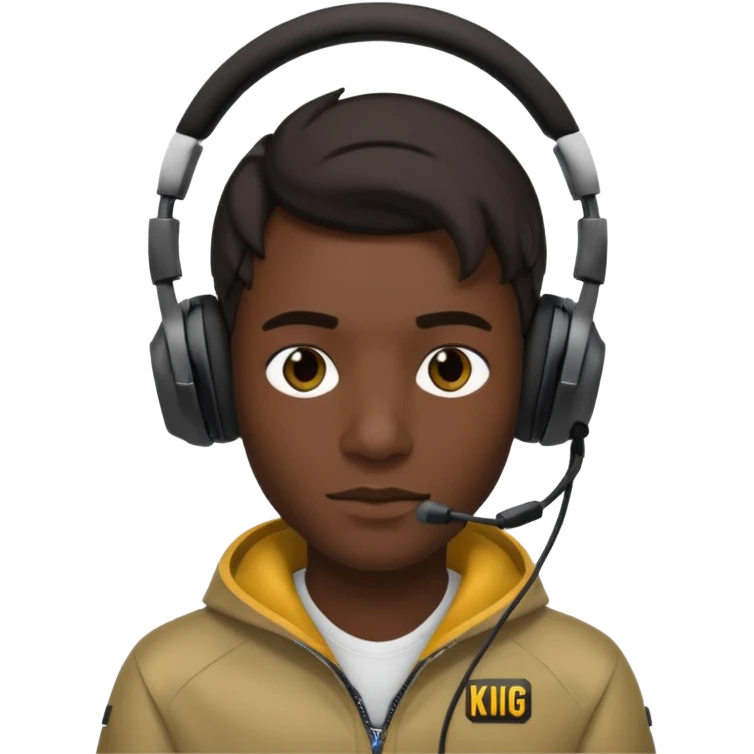 یه پروف گیمینگ بساز با اسم کینگ emoji