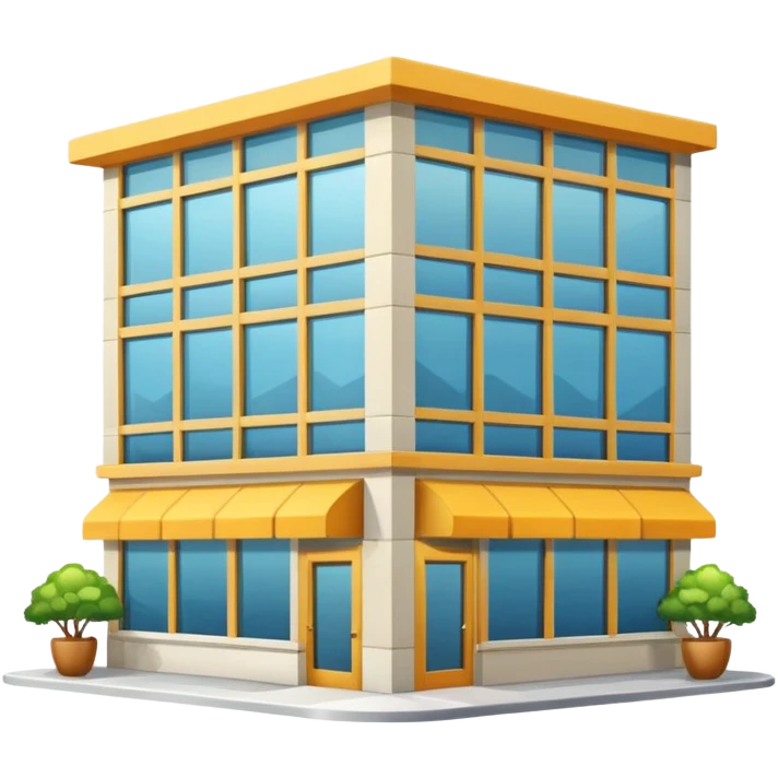 healthy restaurant building emoji