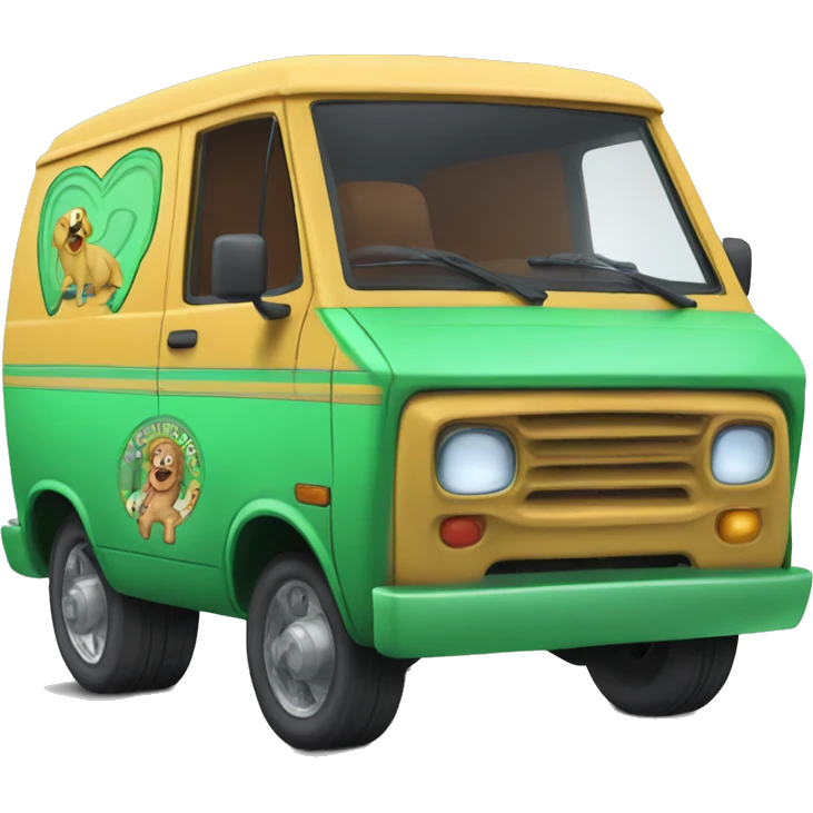 Scooby and the meddling kids van emoji