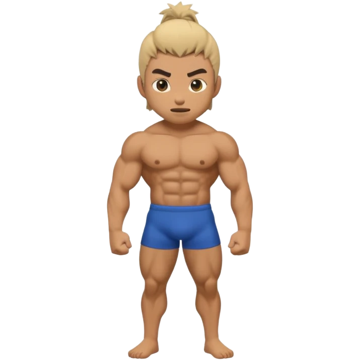 Create Demons slayer in inosuke emoji full body and minimum size emoji