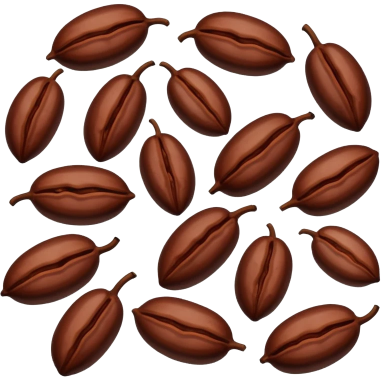 now generate beans of cocoa emoji