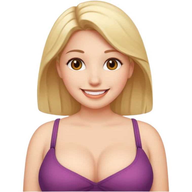 Naked large breasts emoji