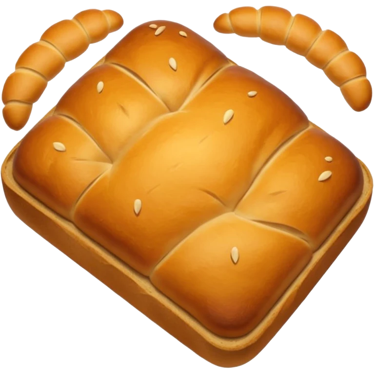 bread loaf taking a nap emoji