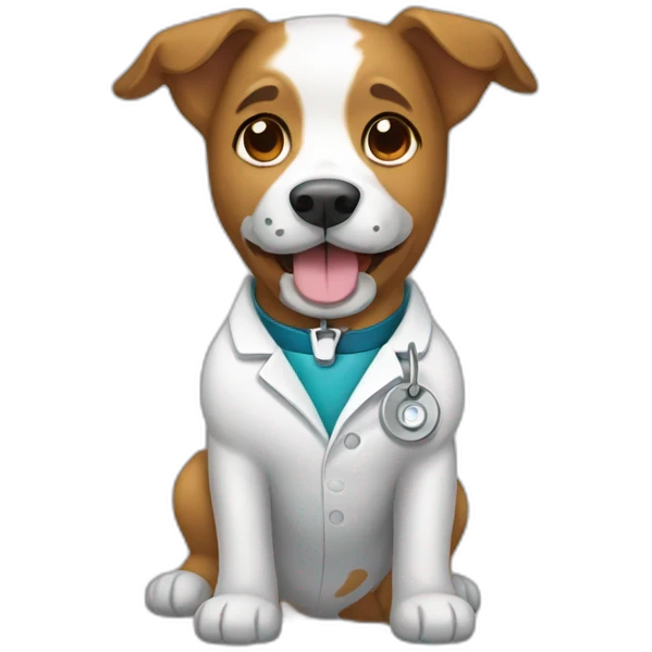 perro veterinario emoji