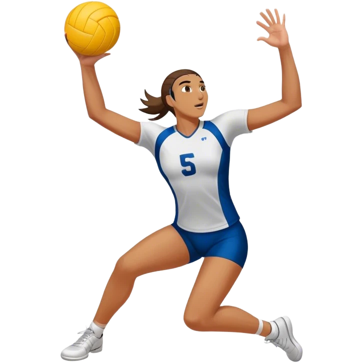 volleyball player spiking emoji