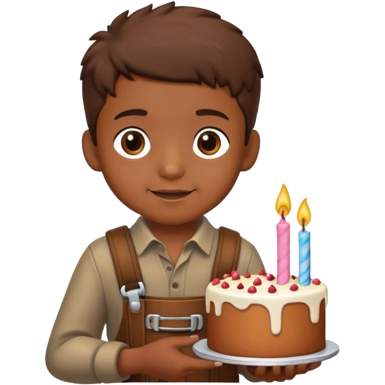 Woodcutter Birthday boy  emoji