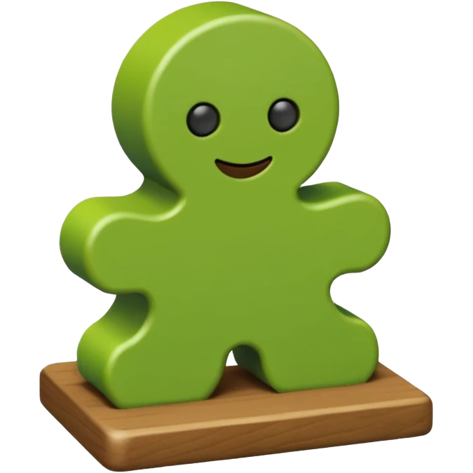 green game meeple #5fcbb9 emoji